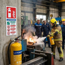 Powder Fire Extinguisher Identification Sign – Portrait – Safety Signage – Indoor & Outdoor Use
