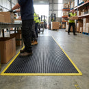 Anti-Fatigue Matting – Yellow Borders – Safety & Comfort – Industrial Use