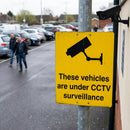 CCTV Surveillance Sign – Vehicles Under Watch – Indoor/Outdoor
