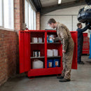 Flammable Storage Cabinet – 1205x580x1555mm – Steel – Industrial Use