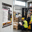 Forklift Inspection Poster – 420mm x 594mm – Synthetic Paper – Indoor & Outdoor