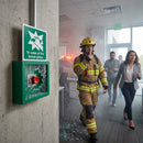 Fire Safety Sign – Red – Break Glass Instruction – Indoor Use