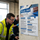 First Aid Hand Treatment Poster – 420mm x 594mm – Synthetic Paper – Indoor/Outdoor