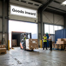 Goods Inward Sign – 1mm Rigid Plastic – Indoor & Outdoor Use