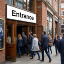 Entrance Sign – 1mm Rigid Plastic – Indoor/Outdoor Use