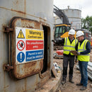 Confined Space Warning Sign – No Unauthorised Entry – Permit to Work