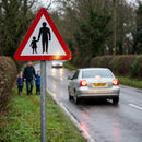 Reflective Traffic Sign – 600mm Triangle – RA1 Aluminium – Road Safety