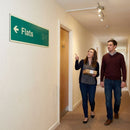 Flat Identification Signs – 450mm x 150mm – Glow-in-the-Dark – Indoor Use