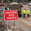 Temporary Traffic Sign – 600mm x 450mm – Polypropylene, RA1 Reflective – Industrial Use