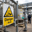 Danger Acid Safety Sign – Rigid Plastic & Vinyl – Indoor/Outdoor