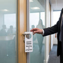 Door Hanger Sign – 80mm x 205mm – Matt White PVC – Office & Hotel Use