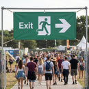 Exit Banner – 1270mm x 610mm – PVC with Eyelets – Indoor/Outdoor