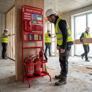 Flat-Packed Construction Fire Point Stands – PFAS-Free Foam Extinguisher – Safe & Sustainable