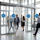Automatic Fire Door Labels – Sheet of 6 – Self-Adhesive Vinyl – Indoor Use