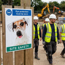 Eye Protection Safety Poster – 420mm x 594mm – Synthetic Paper – Indoor/Outdoor Use