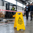 Caution Hazardous Area Sign – 300mm x 600mm – Polypropylene – Indoor/Outdoor Use