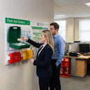 First Aid Station – 1200mm x 680mm – Durable Correx Plastic – Workplace Safety