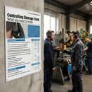 Noise Safety Poster – 400mm x 600mm – Rigid Plastic – Indoor/Outdoor Use