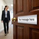 Custom Design Signs – Brass or Aluminium Effect – 2-Ply PVC – Indoor & Outdoor Use