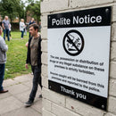 Notice Sign – Prohibited Drugs Use – Rigid Plastic – Indoor/Outdoor