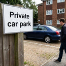 Private Car Park Signs – 1mm Rigid Plastic – Indoor/Outdoor Use