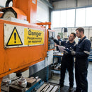 Danger Equipment Safety Sign – 1mm Rigid Plastic – Indoor/Outdoor Use