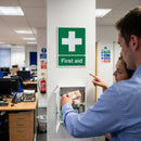 First Aid Safety Signs – Durable – Indoor/Outdoor Use