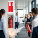 Fire Safety Signage – Arrow Down – Essential for Emergency – Indoor/Outdoor
