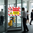 Door Screen Sign – 600mm x 450mm – Flame Resistant PVC – Indoor/Outdoor Use