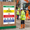 Site PPE Safety Sign – Customizable – Durable Correx – Construction Sites