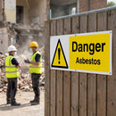 Danger Asbestos Safety Signs – Rigid Plastic & Vinyl – Indoor/Outdoor