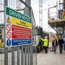 Driver Safety Notice Sign – 900mm x 600mm – Rigid Plastic – Indoor/Outdoor Use