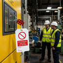 Safety Tags – Do Not Tamper With Lock Out Devices – 80mm x 150mm – Matt PVC – Industrial Use