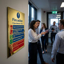 Fire Action Notice – Automatic Fire Brigade Call – Indoor Safety Sign