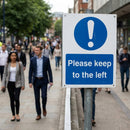 Directional Safety Signs – 1mm Rigid Plastic – Indoor & Outdoor Use