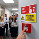 Emergency Call Point Sign – Warning Only – Indoor/Outdoor Use