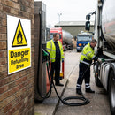 Refuelling Area Safety Signs – 1mm Rigid Plastic & Vinyl – Indoor/Outdoor