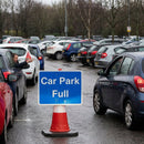 Reflective Cone Sign – 600mm x 450mm – Polypropylene – Car Park Use
