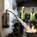 Foam Fire Extinguisher – 6L – Fluorine-Free, Stainless Steel – Indoor Use