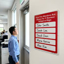 Fire Warden Sign – 215mm x 310mm – 3mm PVC – Indoor Use