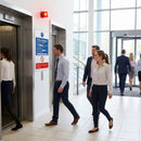 Fire Action Notice Sign – Red & White – Do Not Use Lifts – Indoor Safety