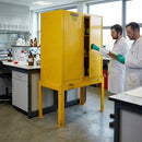 Hazardous Substance Cabinet Stands – Yellow – Steel – Industrial Use