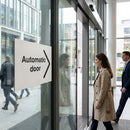 Automatic Door Signs – Slide to Right – Self-Adhesive Vinyl – Indoor Use