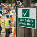 Site Safety Sign – 1mm Rigid Plastic – Indoor & Outdoor Use