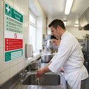 First Aid Wall Panel – 450mm x 600mm – Rigid Plastic – Indoor/Outdoor Use