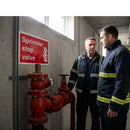 Sprinkler Stop Valve Signs – Durable Material – Industrial Use