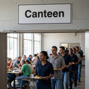 Canteen Sign – 1mm Rigid Plastic – Durable & Weather Resistant – Indoor/Outdoor Use