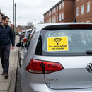 Vehicle Tracker Warning Sign – 200mm x 150mm – Self Adhesive Vinyl – Indoor/Outdoor Use