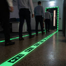 Photoluminescent Safety Tape – 40 & 80mm – High Visibility – Indoor/Outdoor