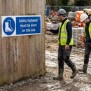 Safety Footwear Sign – Rigid Plastic & Vinyl – Indoor & Outdoor Use